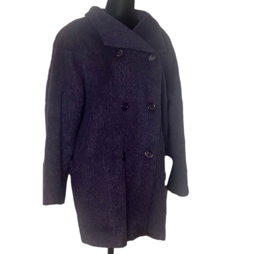 VTG PAVILION PETITE LINED DOUBLE BREASTED 100%‎ PEA COAT SIZE L